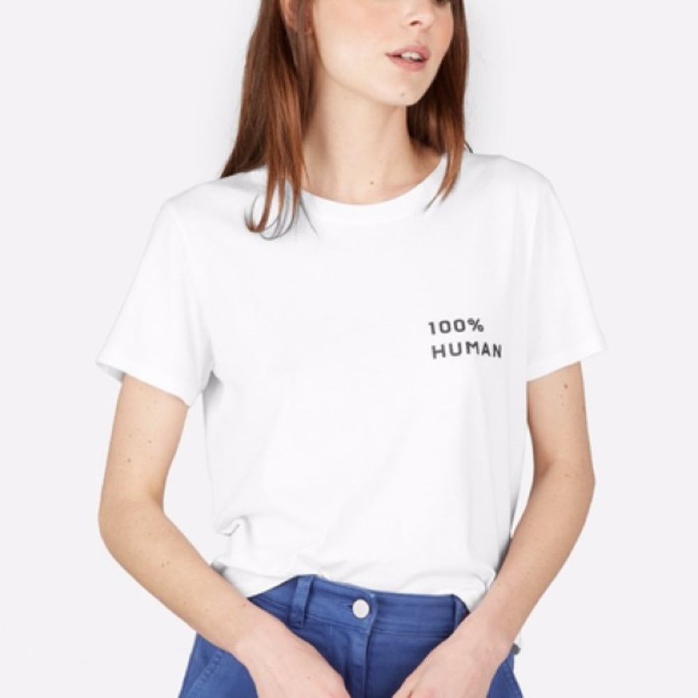 100% Human Everlane Graphic Tee Shirt